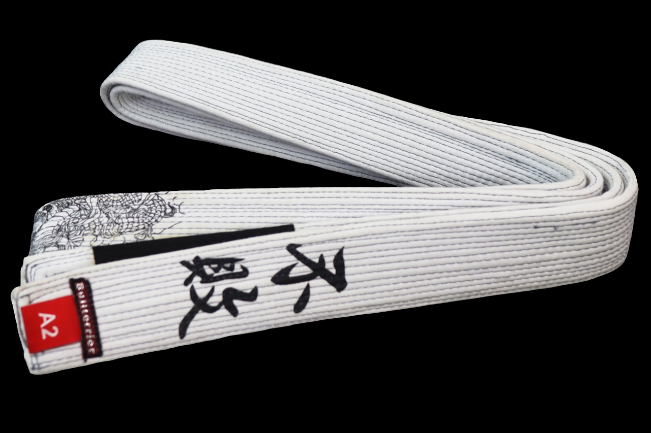 【B品】BULLTERRIER　柔術帯 Fuhai Special Edition　白帯