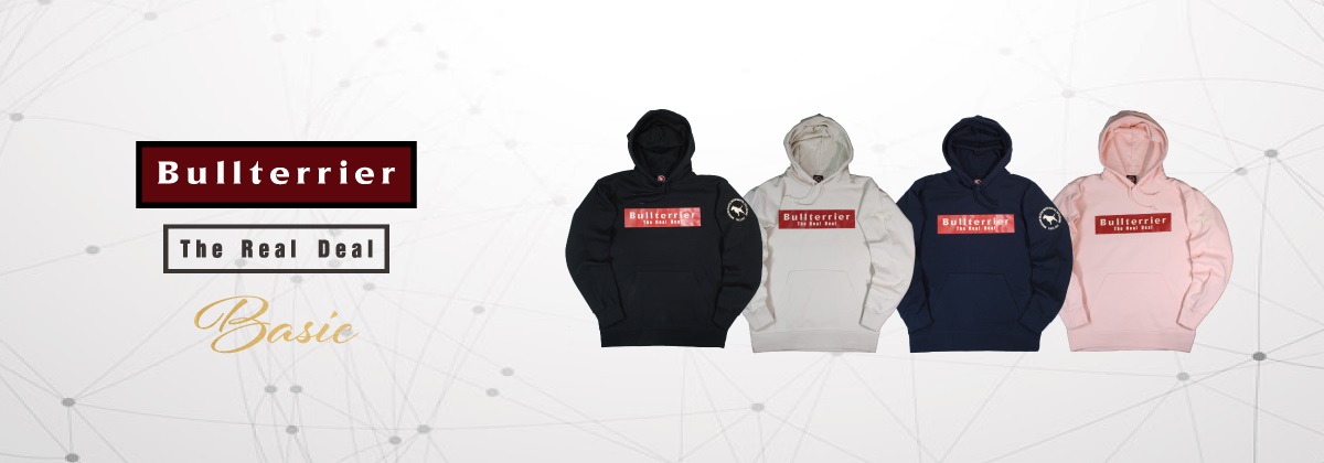 BULL TERRIER フードパーカー Basic Logo