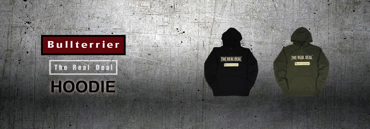 BULL TERRIER フードパーカー Steel Logo