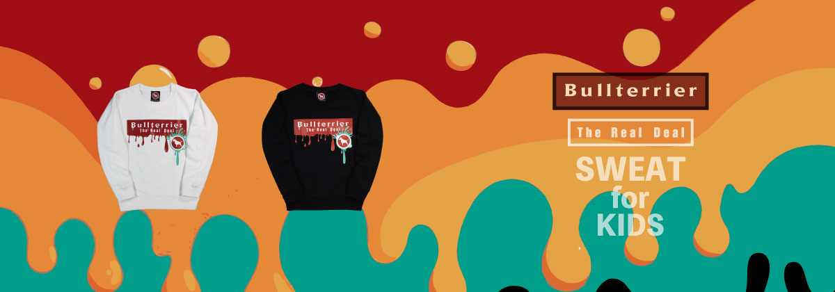 BULLTERRIER　キッズスウェットトレーナー Paint