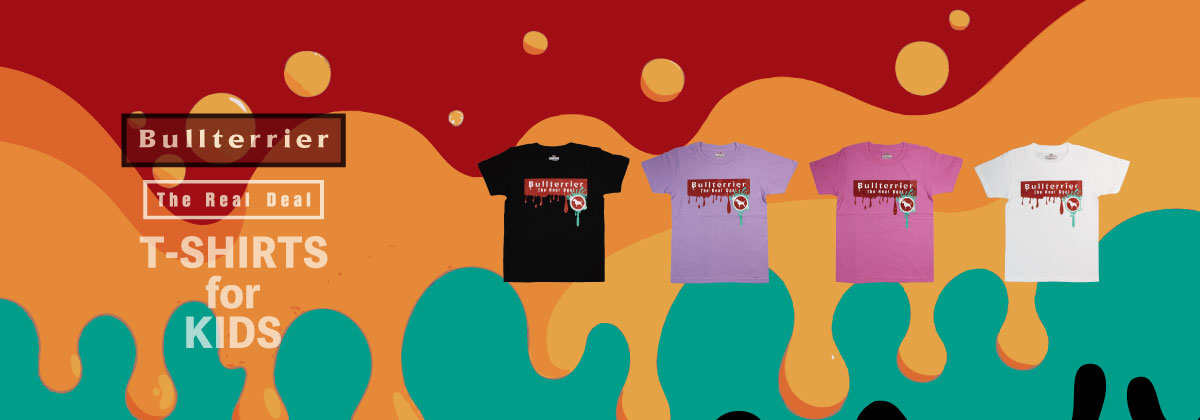 BULLTERRIER　キッズTシャツ Paint