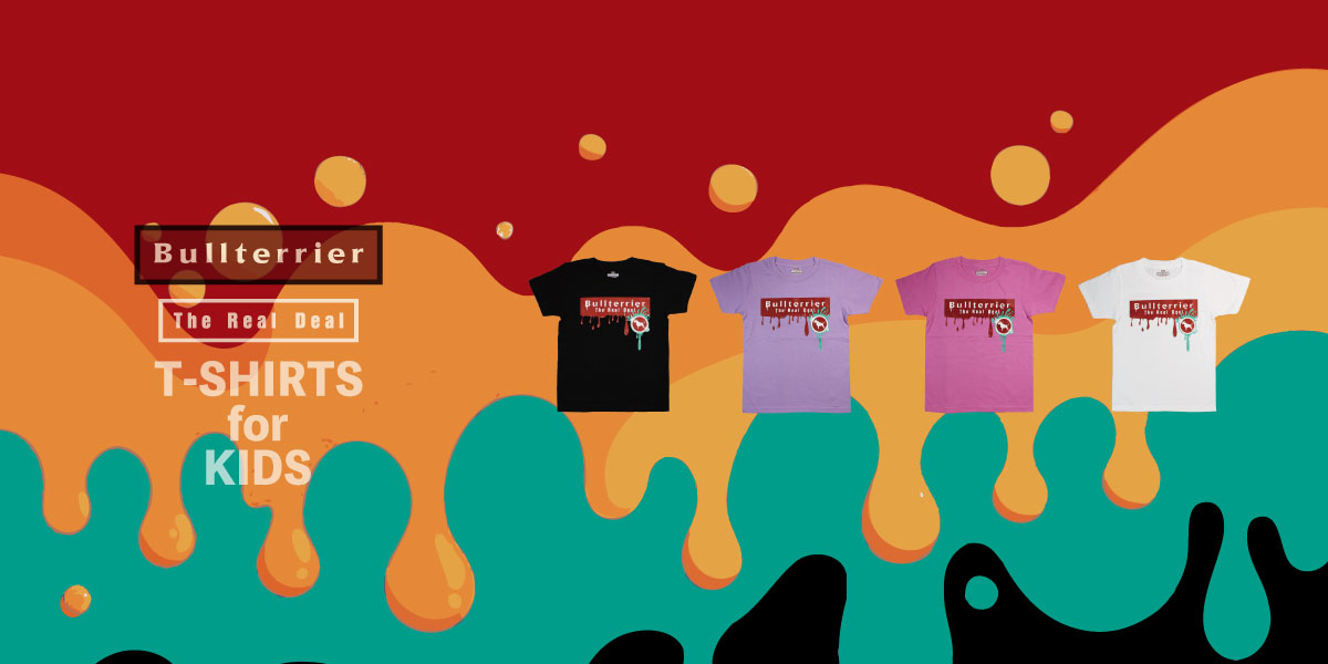BULLTERRIER　キッズTシャツ Paint