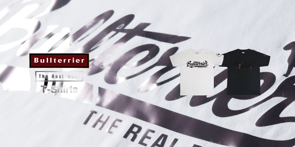BULL TERRIER Tシャツ ベースボールロゴ