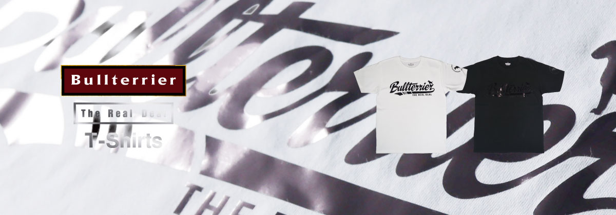 BULL TERRIER Tシャツ ベースボールロゴ