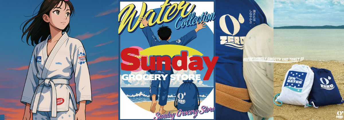 SUNDAY GROCERY STORE 柔術衣 Water
