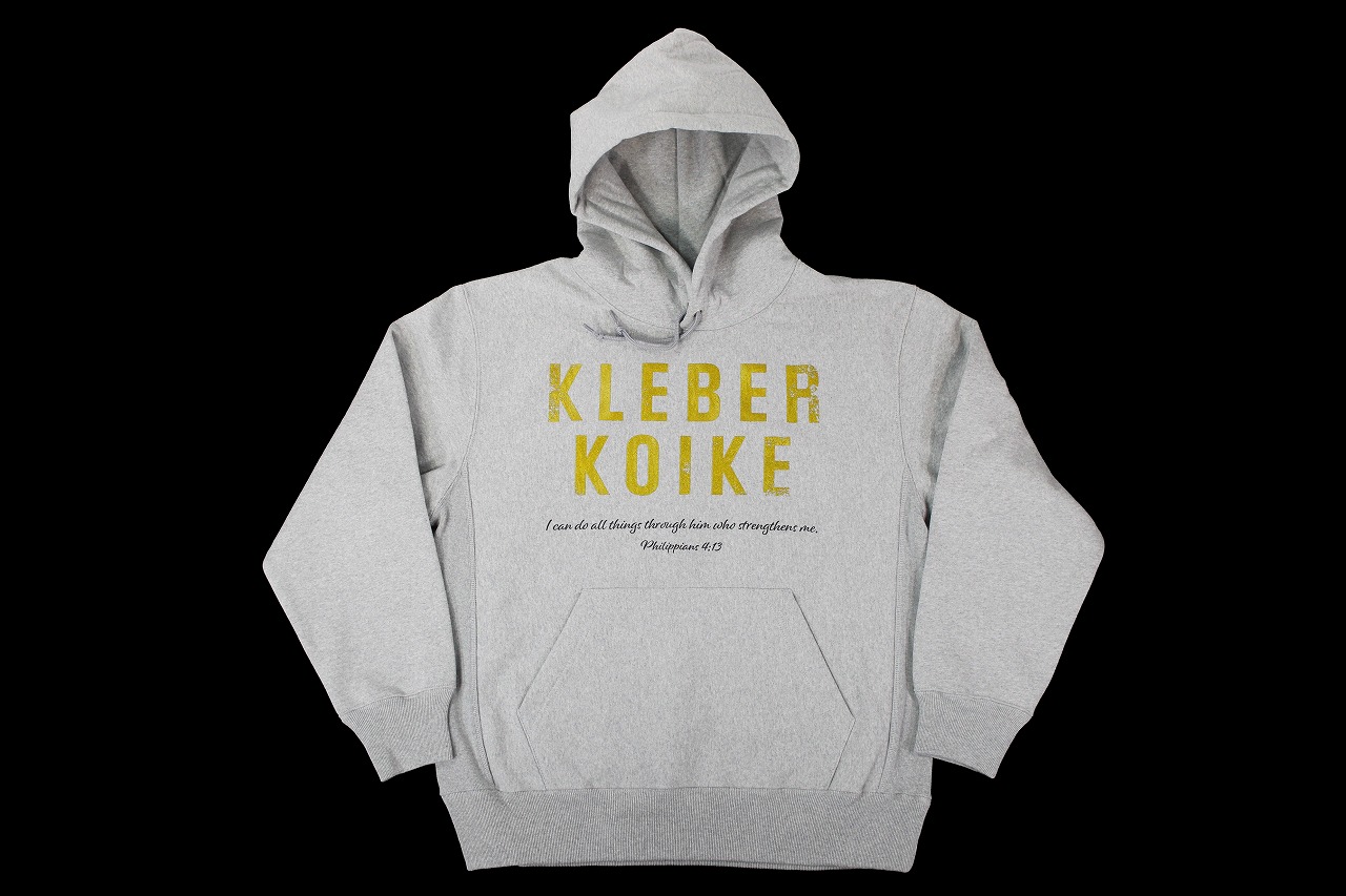 BULL TERRIER クレベル・コイケ Live to Fight フードパーカー アッシュ