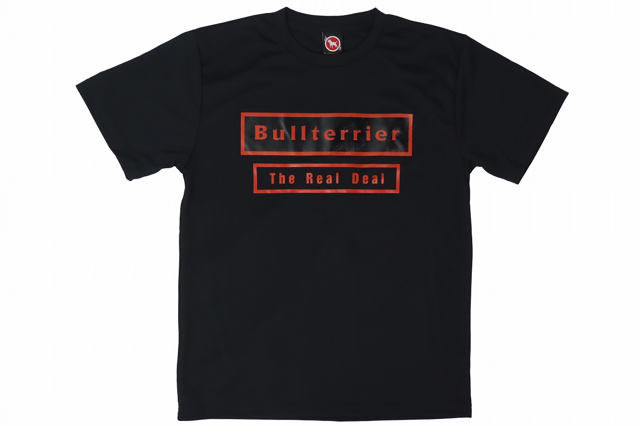 BULL TERRIER ドライフィットTシャツ WBOX 黒/赤/黒