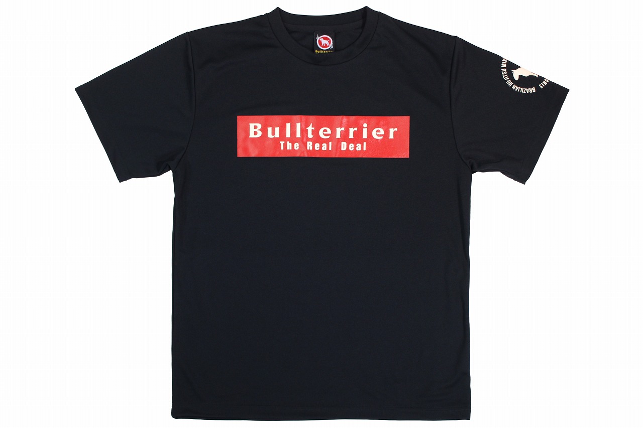 BULL TERRIER ドライTシャツ Basic Logo 黒