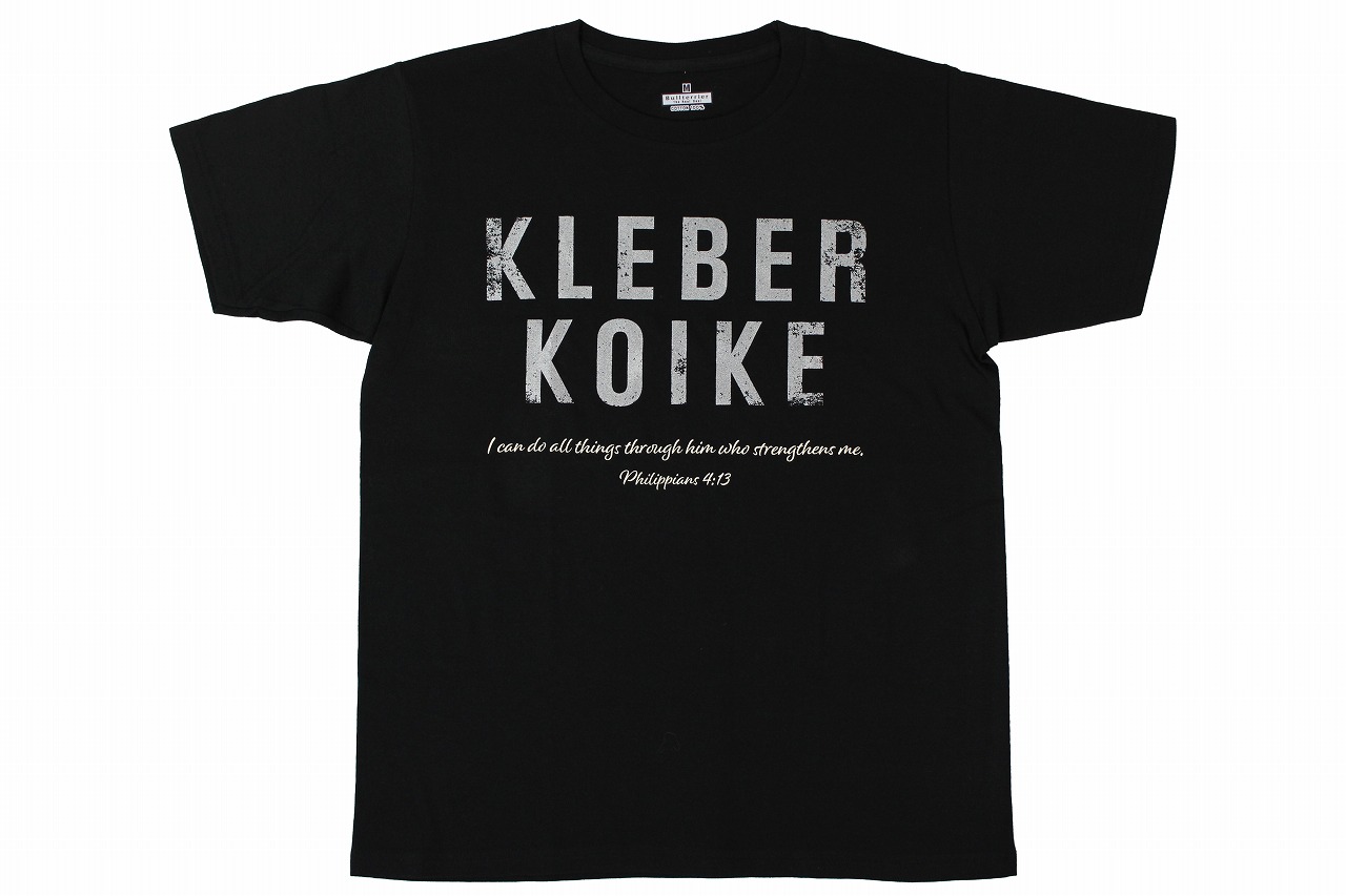 BULL TERRIER クレベル・コイケ Live to Fight Tシャツ 黒