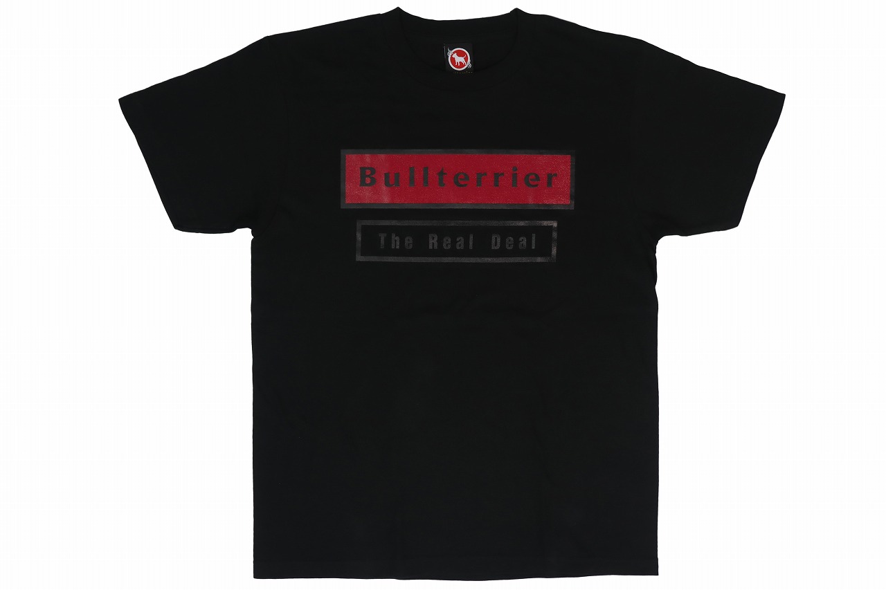 BULL TERRIER Tシャツ WBOX 黒/エンジ/黒