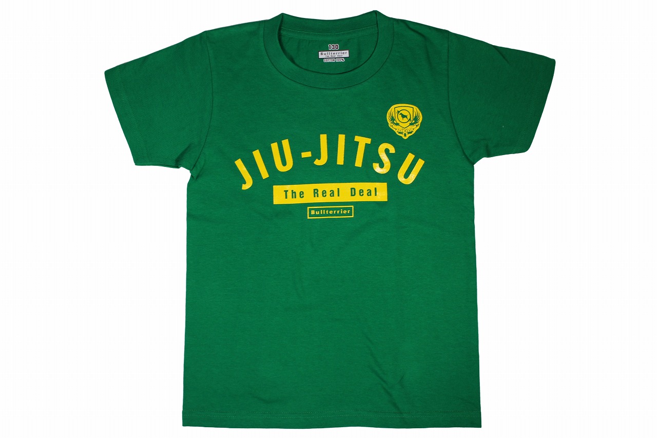 BULLTERRIER　キッズTシャツ Jiu-Jitsu グリーン