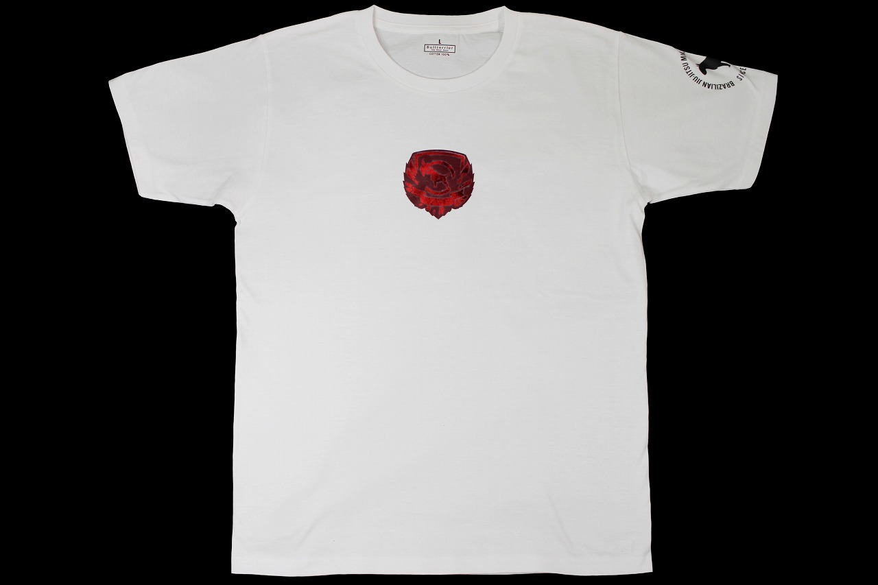 BULL TERRIER Tシャツ ビンテージエンブレム 白