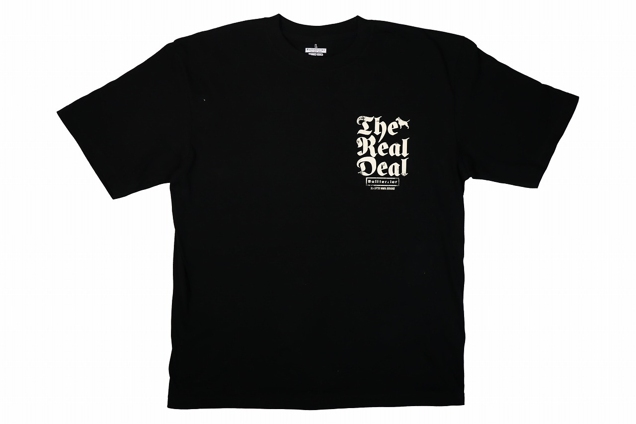 BULL TERRIER ビッグシルエットTシャツ TRD 黒