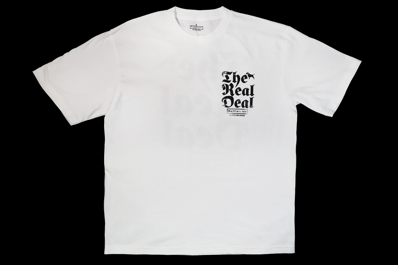BULL TERRIER ビッグシルエットTシャツ TRD 白