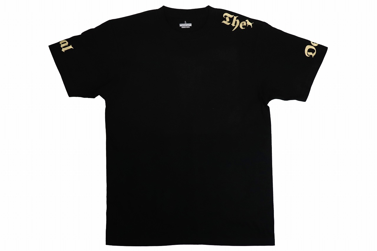 BULL TERRIER Tシャツ THE 黒/金