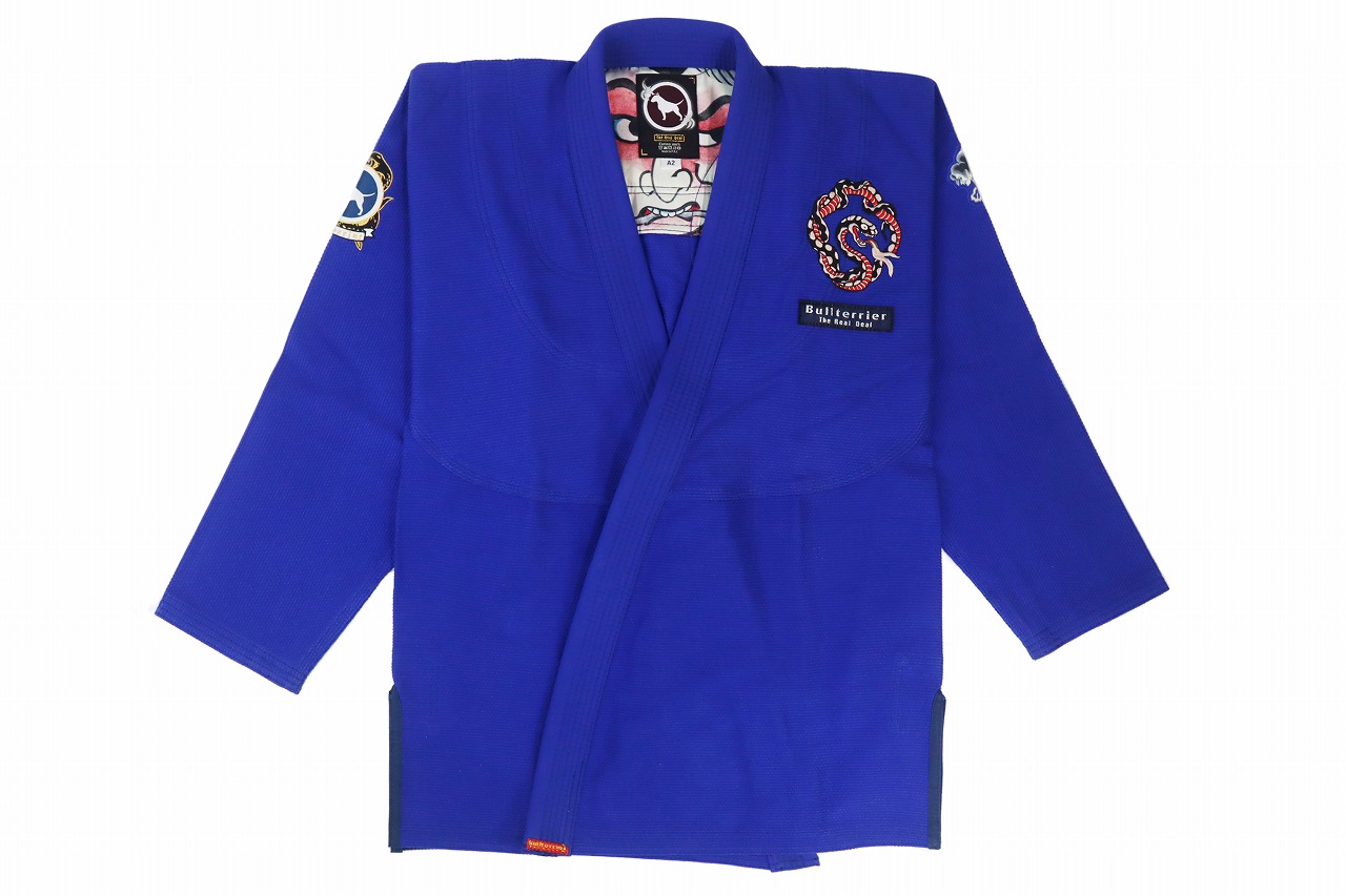 柔術着 BULL TERRIER 柔術衣 Orochimaru 青