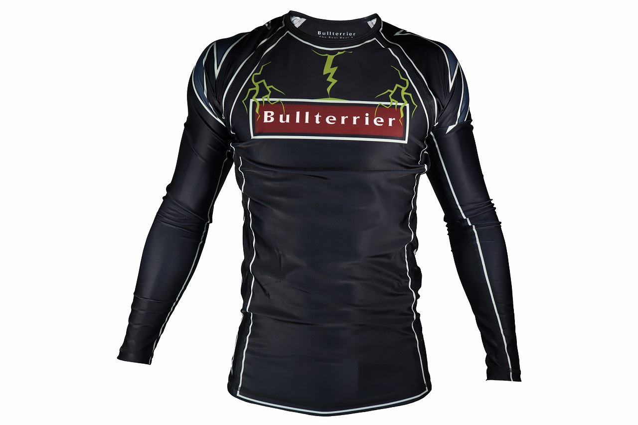 BULLTERRIER ラッシュガード Lightning 長袖 黒