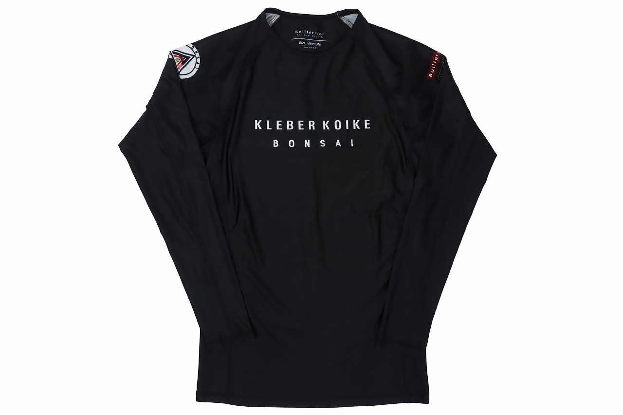 オリジナルカスタムラッシュガード作製　ラッシュガード長袖作製例フロント