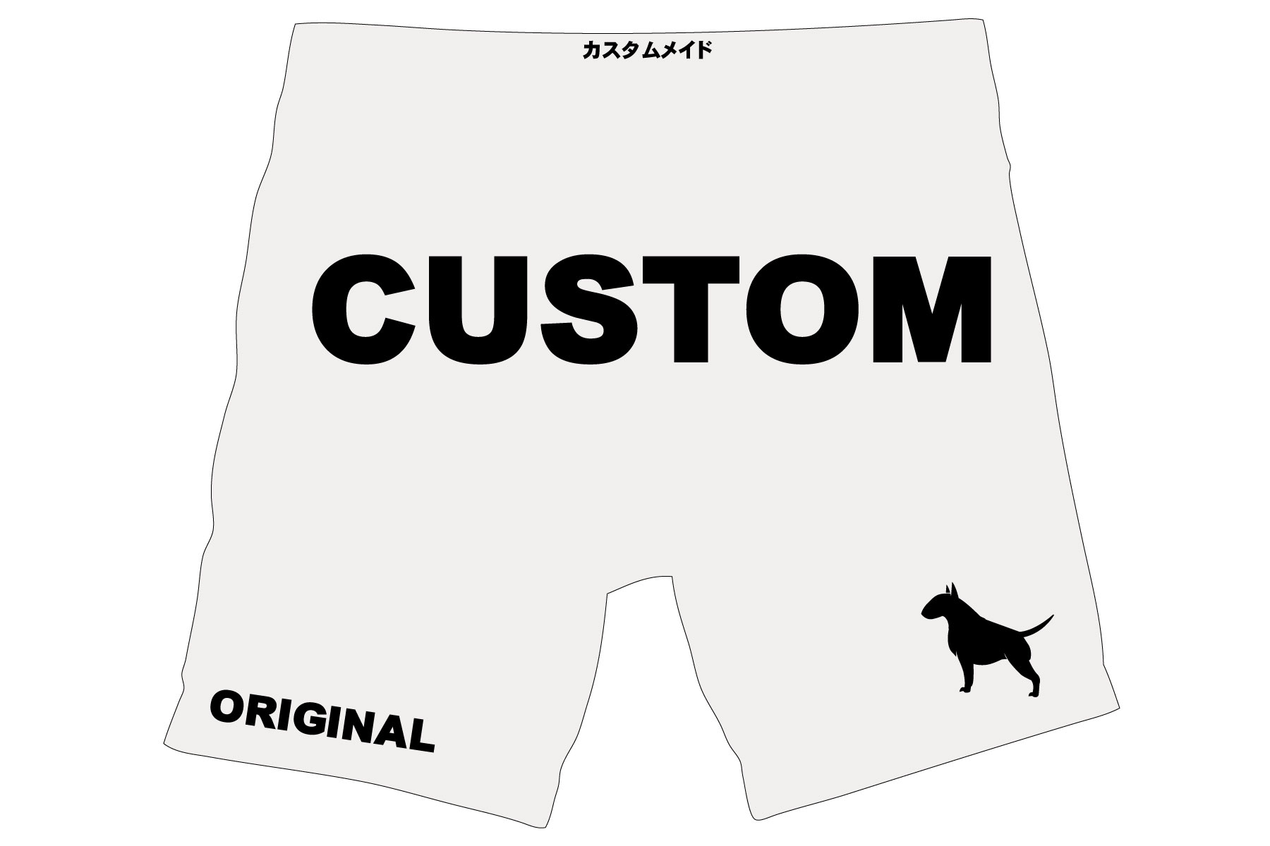 オリジナルカスタムスパッツ作製　ショートスパッツイメージ