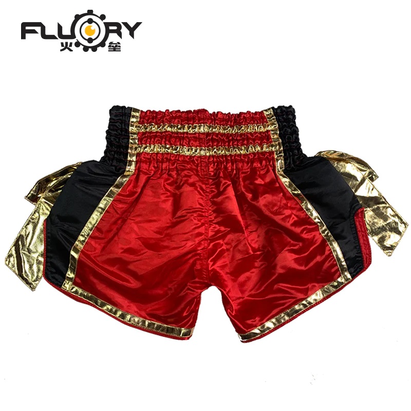 ブアカーオ BUAKAW ムエタイショーツ Lサイズ ブアカーオ ムエタイ キックパンツ Banchamek Fight Gear black