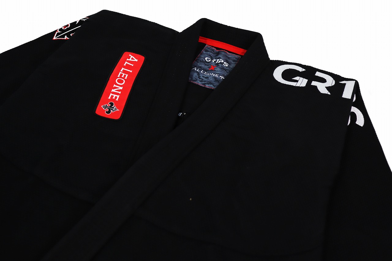 Grips x AL Leone 柔術衣 PRIMERO 黒