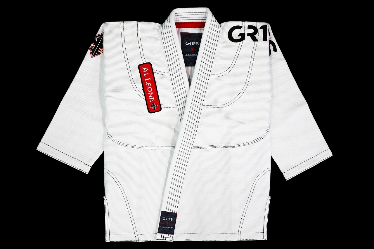 Grips x AL Leone キッズ柔術衣 PRIMERO　白