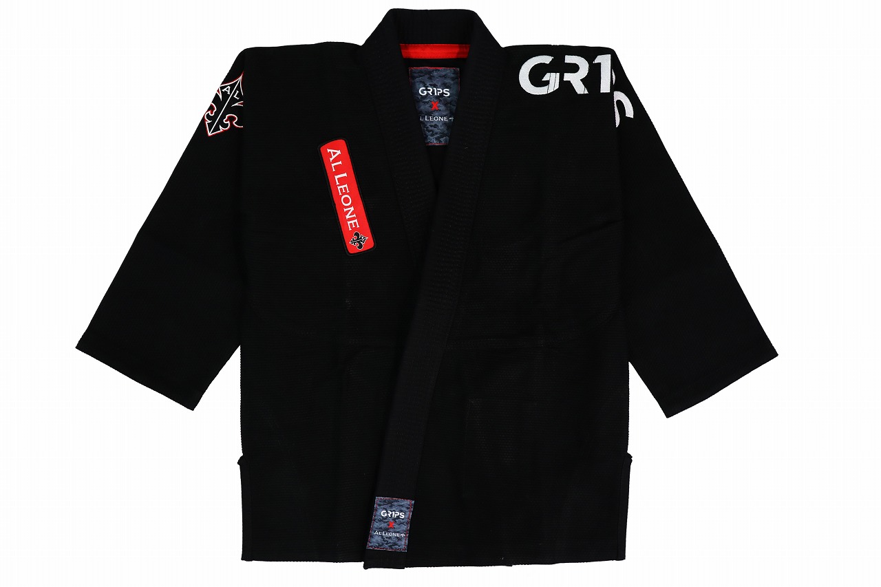 Grips x AL Leone キッズ柔術衣 PRIMERO　黒