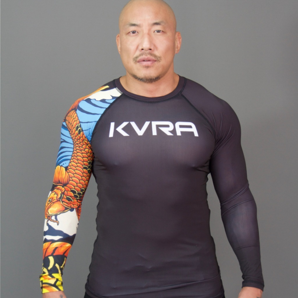 KVRA ラッシュガード CARP 長袖 黒