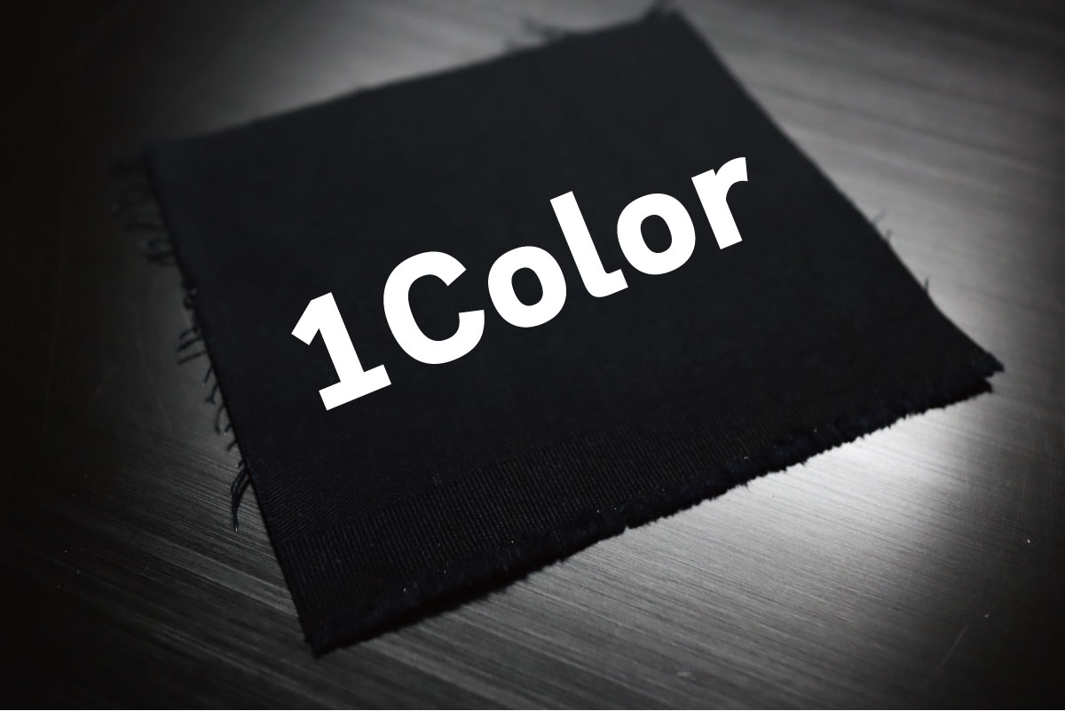 オリジナルパッチ作製　1色刷