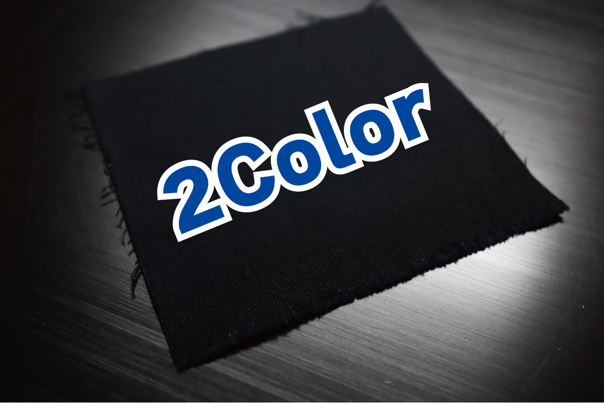 オリジナルパッチ作製　2色刷