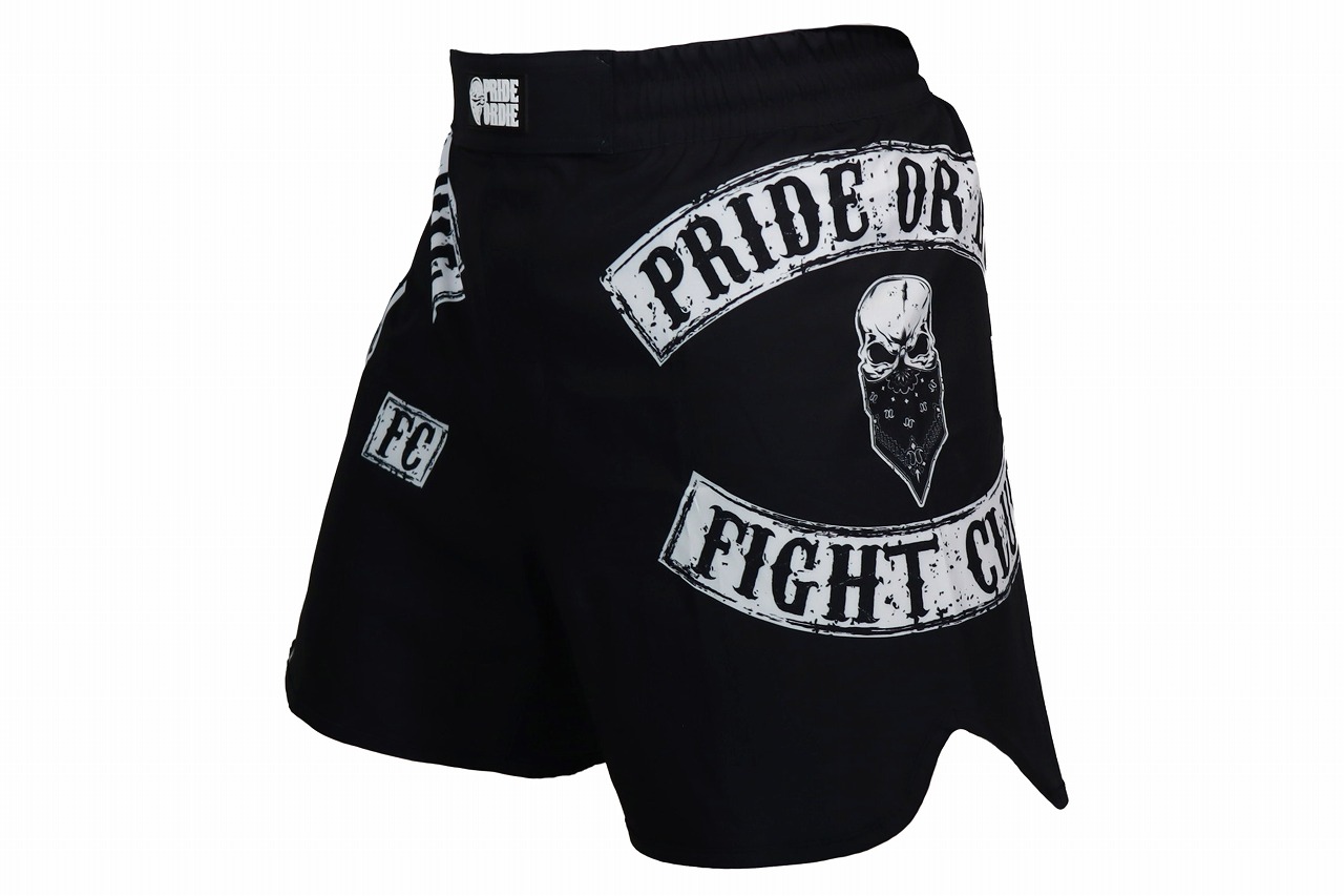 PRiDEorDiE ファイトショーツ Fight Club 黒