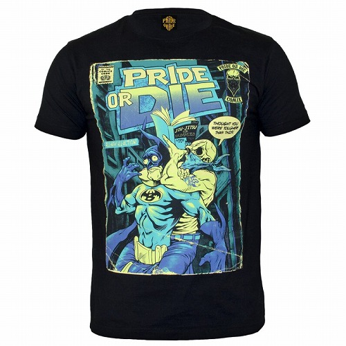 PRiDEorDiE Tシャツ CoMiX 黒