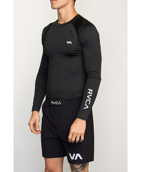 RVCA コンプレッションシャツ 長袖 黒