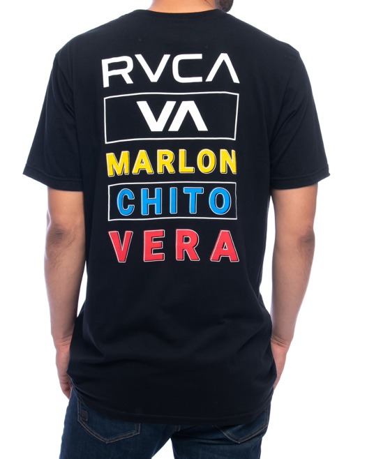 RVCA Tシャツ 【CHITO VERA COLLECTION】 CHITO PATCH TEE 黒