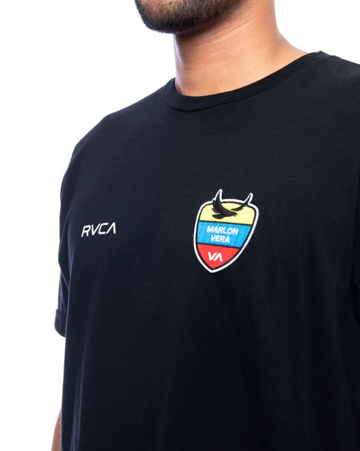 RVCA Tシャツ 【CHITO VERA COLLECTION】 CHITO PATCH TEE 黒