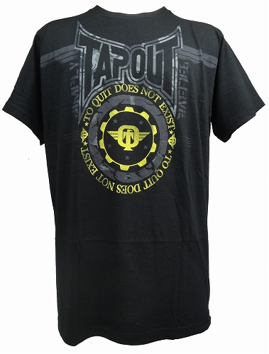 TAPOUT　Tシャツ Night Wing　黒