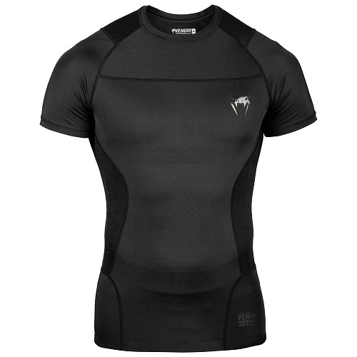 VENUM ラッシュガード G-Fit 半袖 黒